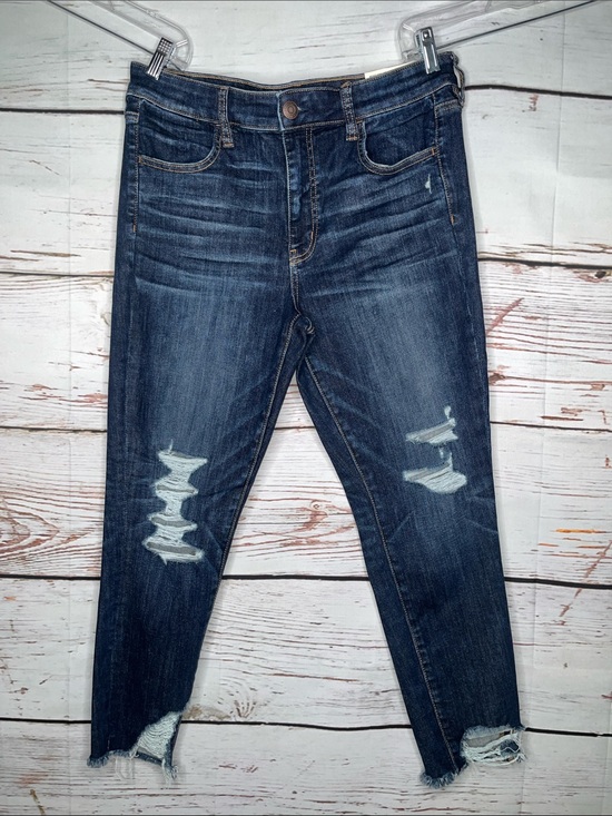 American Eagle Outfitters Denim - American Eagle NWT 14 Denim Distressed Ne(x)t Level Hi-Rise Jegging Crop Jeans